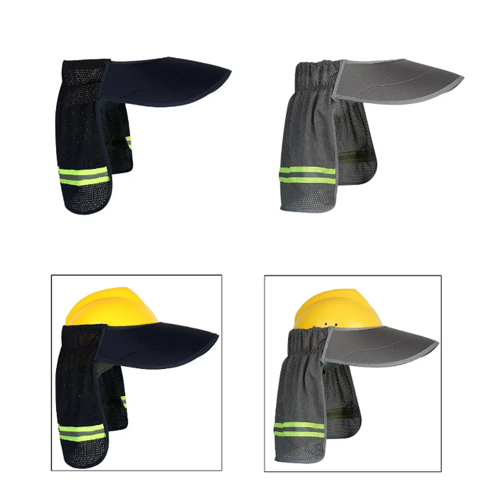 

Hard Hat Sun Shield Neck Protector Convenient Use Easy to Carry Sun Visor Hat Visor for Outdoor Work Hard Hat Accessories