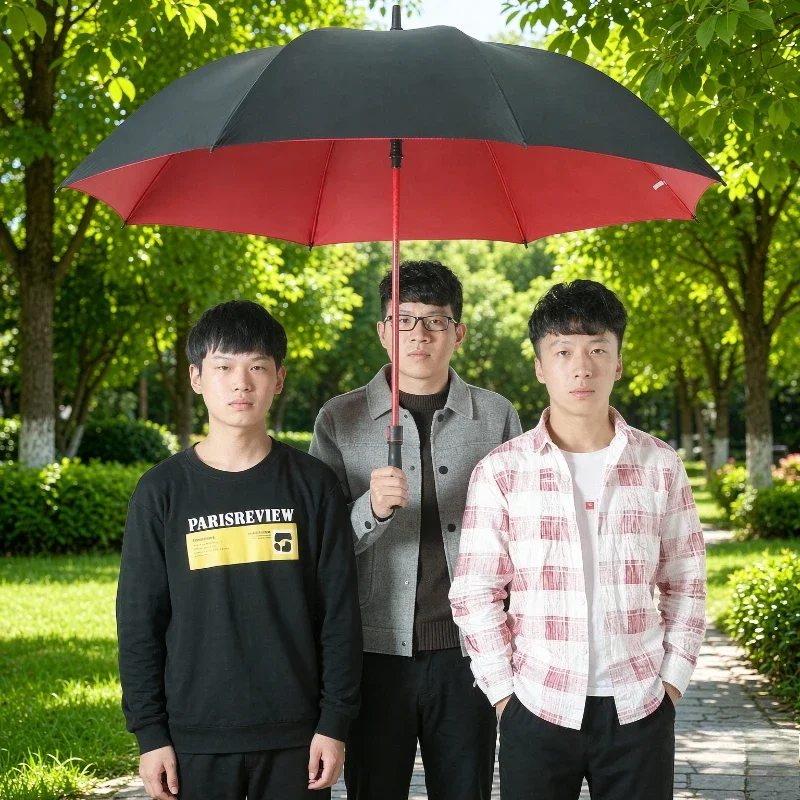 Premium Golf Umbrella Double Layer Automatic Large Windproof Stormproof Long Handle Rain Shield for Men Outdoor Travel Use 골프 우산