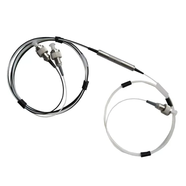 CWDM wavelength division multiplexer 2pcs FC glass plate 1270nm singlemode fiber filter 1X2 transmission reflection expansion