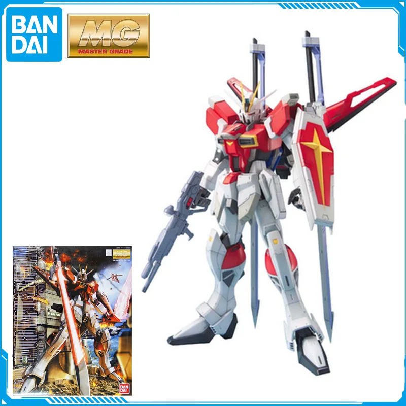 

In Stock Bandai MG 1/100 ZGMF-X56S α Force Impulse Gundam Original Anime Figure Model Toys Action Collection Assembly Doll Pvc