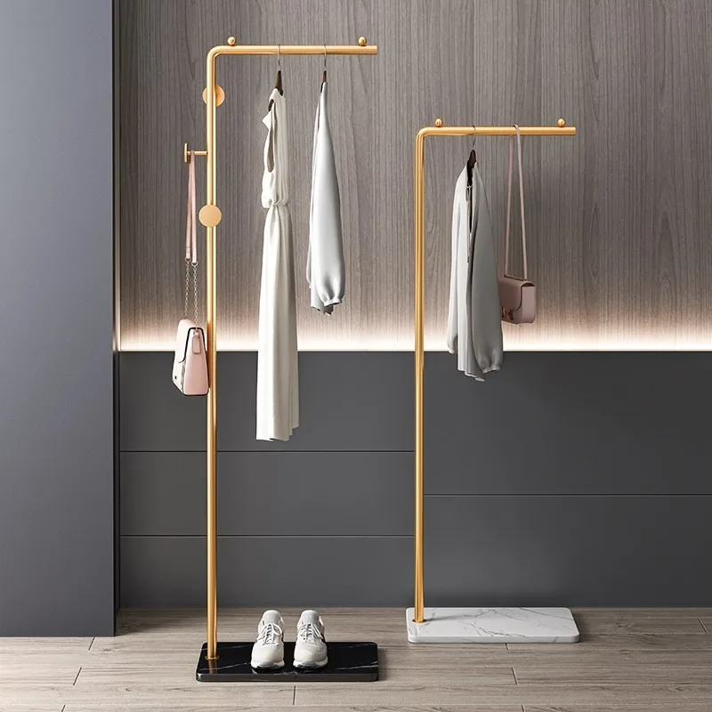 

Bedroom Simple Coat Racks Organizer Standing Indoor Modern Display Dress Racks Trendy Salon Lounge Arara De Roupa Furniture