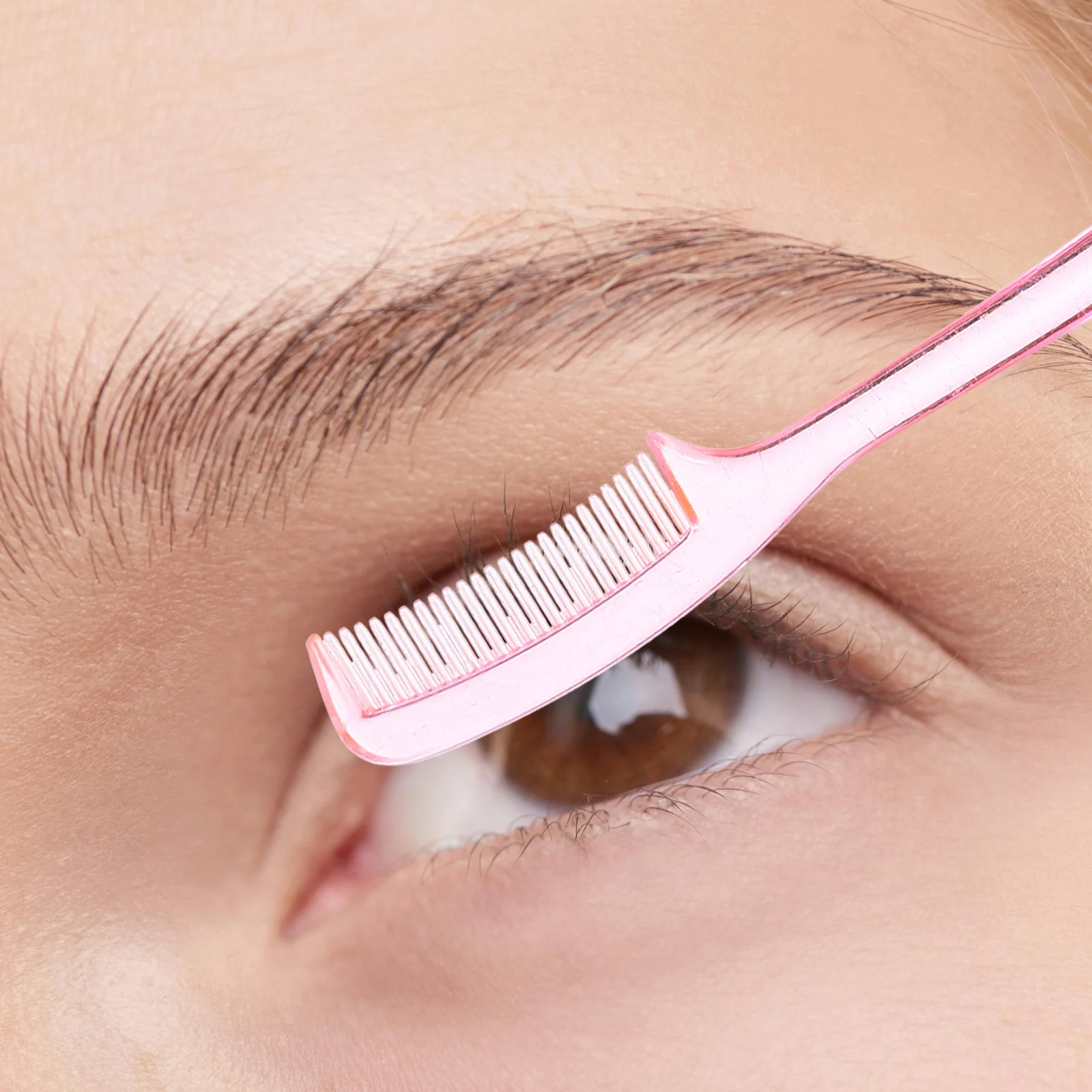 30Pcs Eyelash Comb Portable Plastic Lash Brow Definer Eyelash Brush Mascara Applicator Eyebrow Grooming Tool Lash Brow Comb