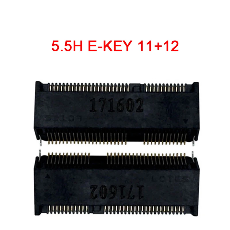 M.2 Stecker 67P A B E M KEY NGFF Interface Steckdose SSD Buchse H = 2,3 3,2 4,2 4,8 5,5 6,7 8,5 M.2 SSD Slot NGFF Buchse Neue