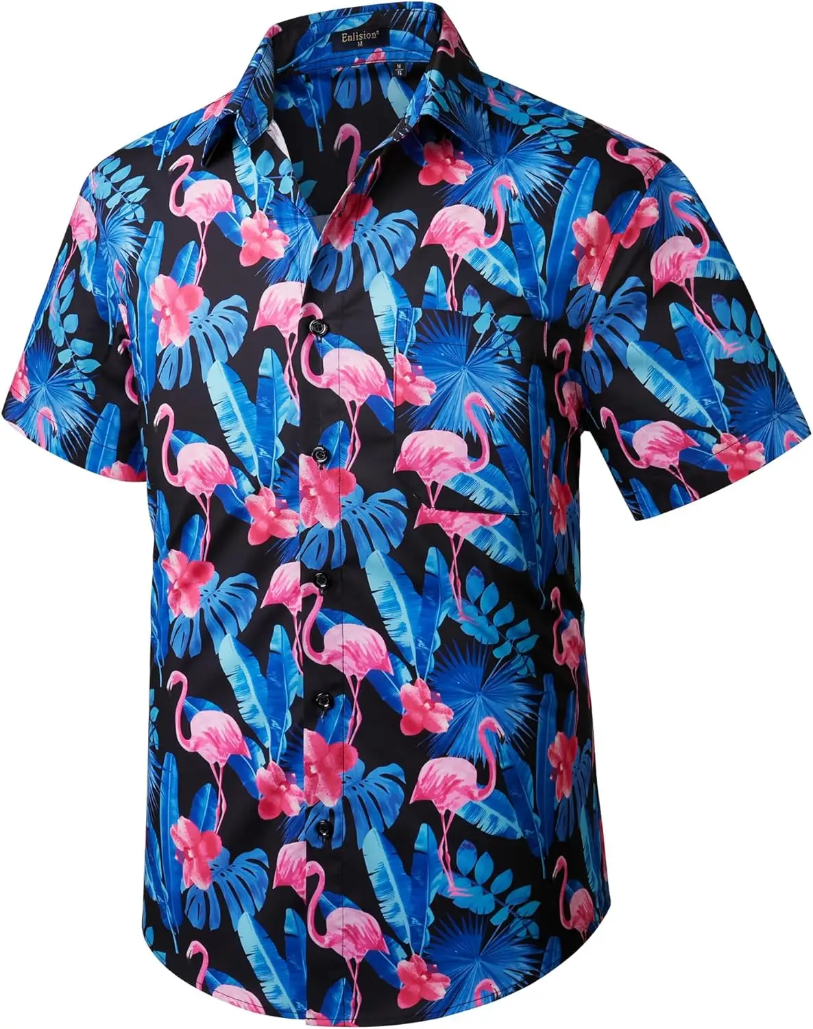 Hawaiian Shirt for Men Short Sleeve Button Down Floral Funky Casual Flowers Palm Tree Pineapple Print Shirt for Beach Holiday