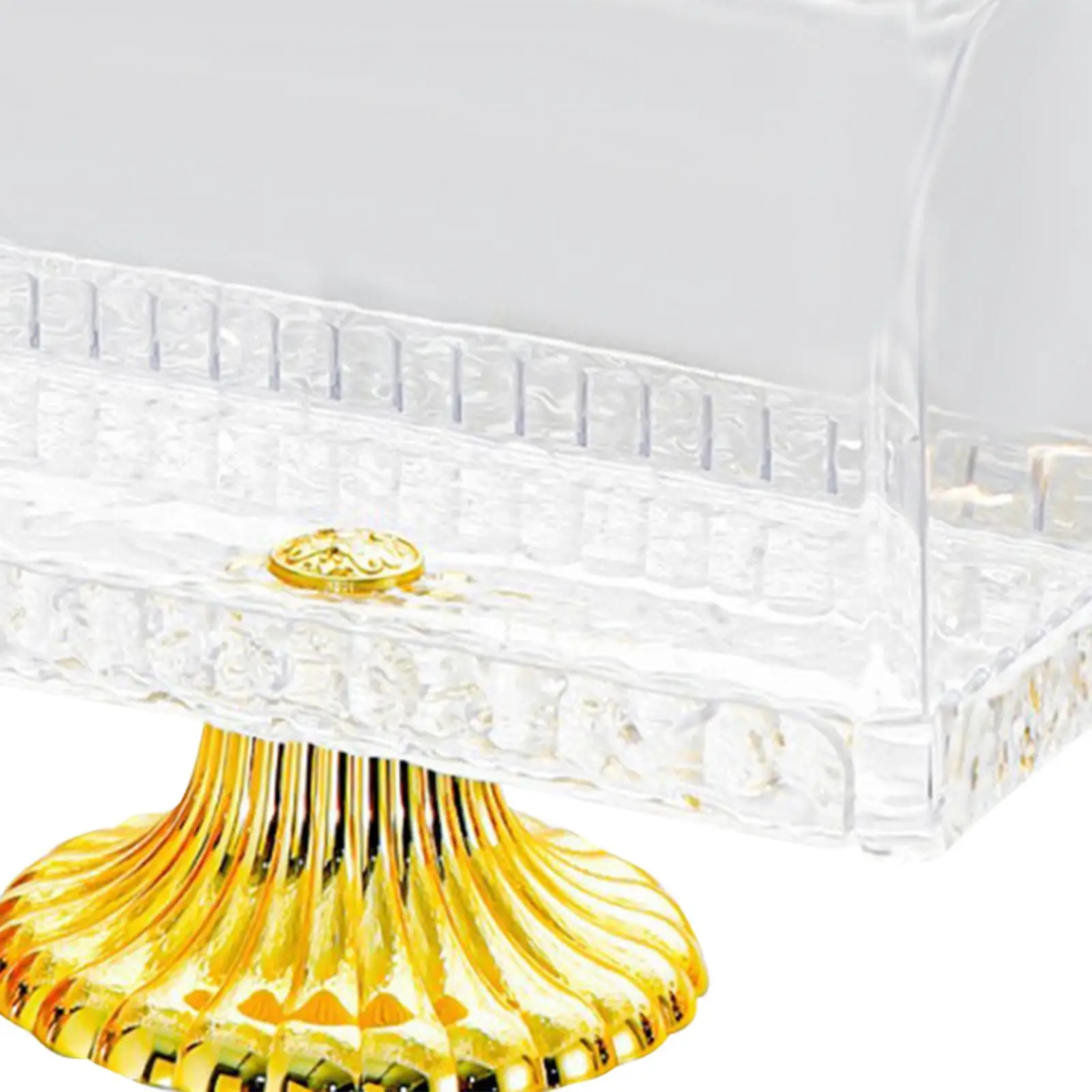 Cake Stand with Cover Pedestal Cake Plate Dessert Plate Display Tray for Candy Snacks image 5