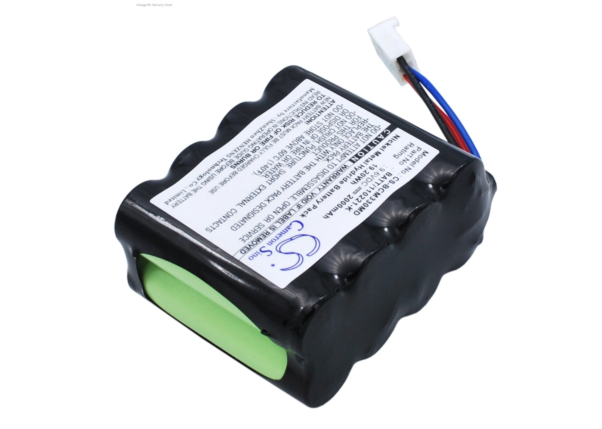 

9.6V 2000mAh Battery B11045 B11094 OM11094 for Smiths Capnocheck 3303 AD700 8200, For SSCOR AD-3000 Pulse Oximeter AD-700 +TOOL