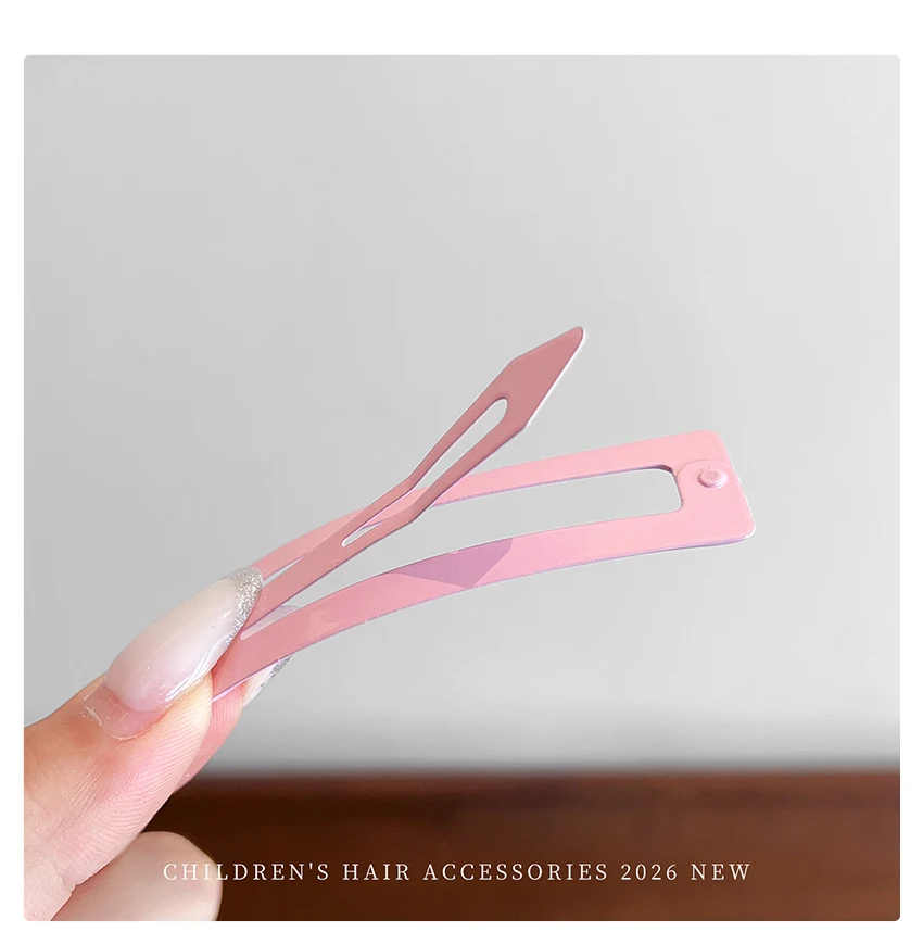 Neue koreanische 3-teilige Haarspangen-Sets mit kariertem, floralem und fruchtigem Muster für Frauen, Mädchen und Kinder, BB-Haarspangen, Mädchen-Haaraccessoires – Detail 6
