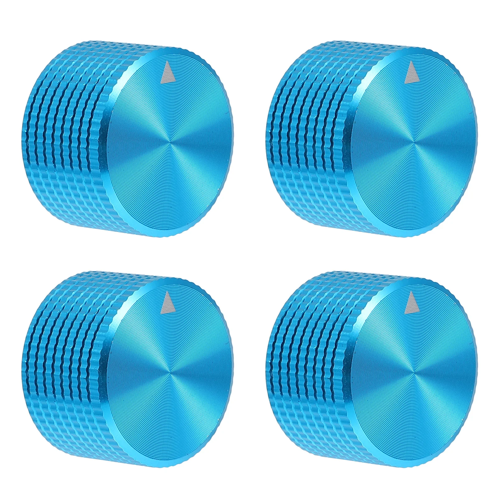 

4Pcs Metal Knob Cap Sturdy Long-Lasting Control Knob for Electric Acoustic Guitar Effect Pedal Amplifier Tone Volume