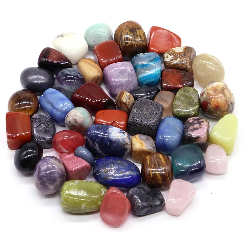 Natural Tumbled Stones Healing Crystal Bulk Ore Gravel Specimen Quartz Energy Gems Mineral Tank Aquarium Garden Home Decoration