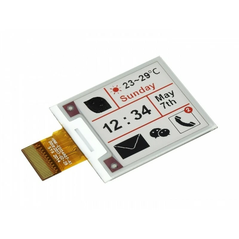 For  1.54inch e-paper  E-lnk display SPI Interface Partial Refresh.