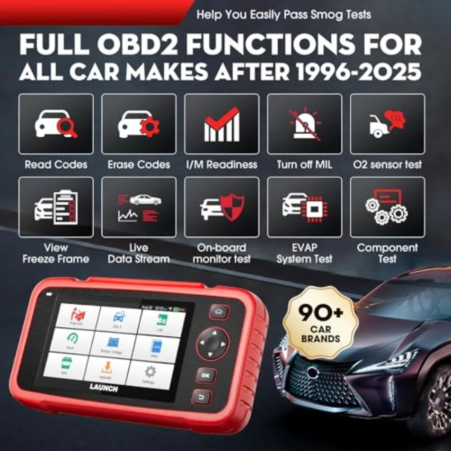 CRP129I V2.0 2025 OBD2-Scanner mit ABS/SRS/AT/ENG-Autodiagnosefunktionen bieten 12 Reset-Services, einschließlich TPMS/Öl/EPB