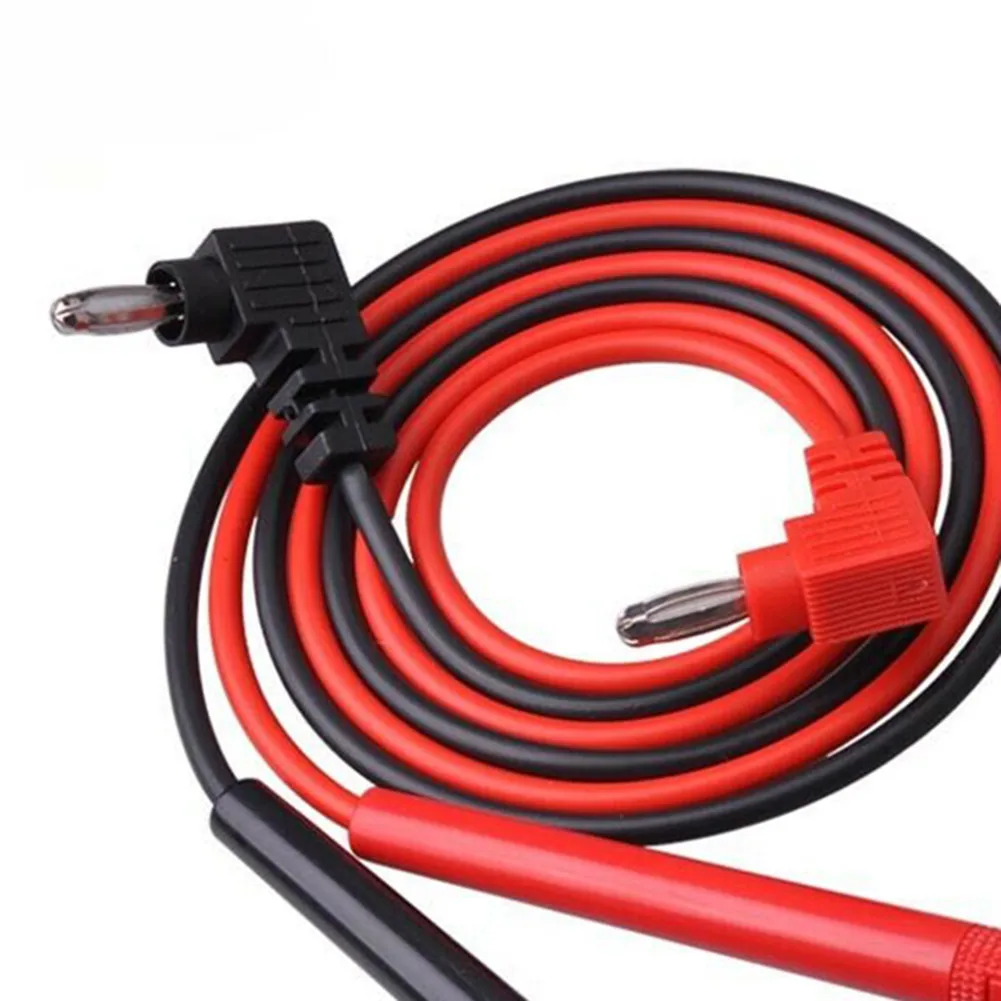1Pcs Multimeter Test Leads 4mm Banana-Plug To Alligator-Clips/4mm Banana-Plug/Test Hook/ Probe Needle-tip Wire Cable Universally