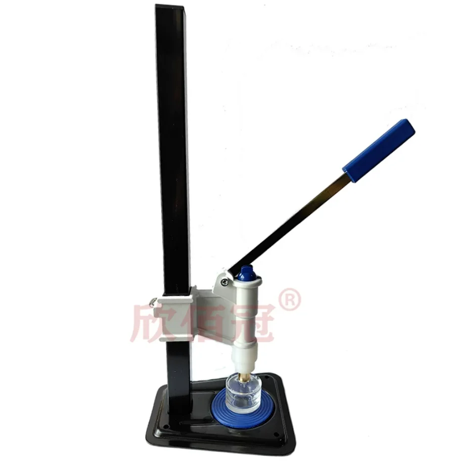 Small Perfume Bottle Capping Machine, Glass Bottle Crimping Sealer with Cap Pressing Device