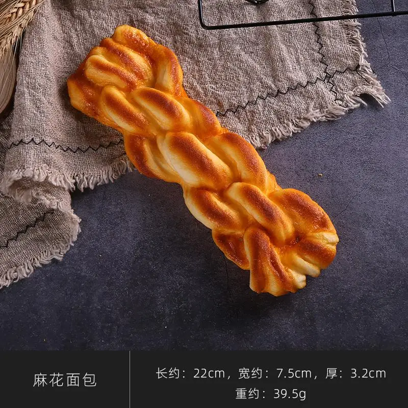 Kunstmatige Brood Taart Toast Zacht PU Baguette Model Voedsel Nep Brood Simulatie Ornamenten Bakken Winkel Decor Fotografie Props