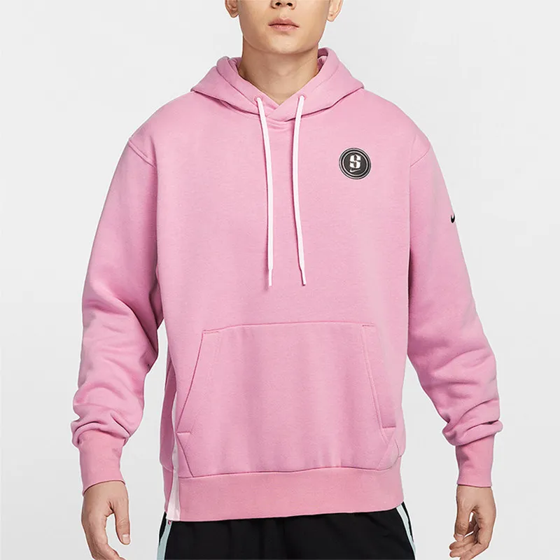 Nike Unisex Washed Distressed Hoodie Spring Fall Retro Grunge Loose Casual Layer SweatshirtFV3206-699 1PCS