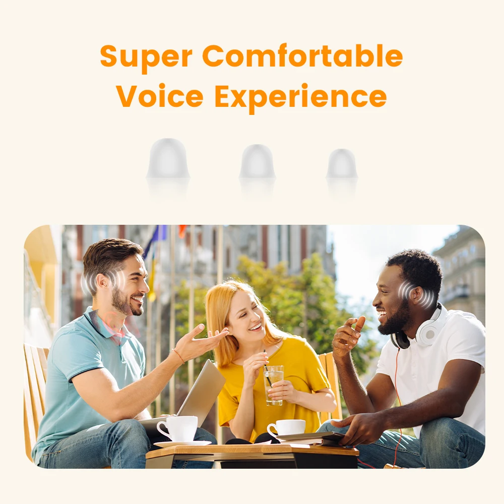 ITE Mini Hearing Aids Ear for Deafness Invisible Digital Hearing Aid for Elderly Moderate to Severe Hearing Loss Sound Amplifier