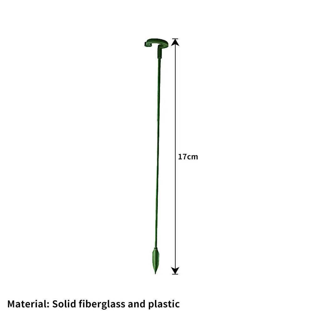 دعامة دعم الزهور للحديقة الخارجية، دعامة تثبيت نباتية ذات عمود واحد، إطار مضاد للإزالة، دعم البستنة للنباتات
