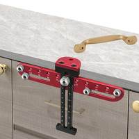 Cabinet Handle Hole Pitch Punch Locator - Adjustable Cabinet Hardware Jig for Installation of Handles, Knobs on Doors and Drawer