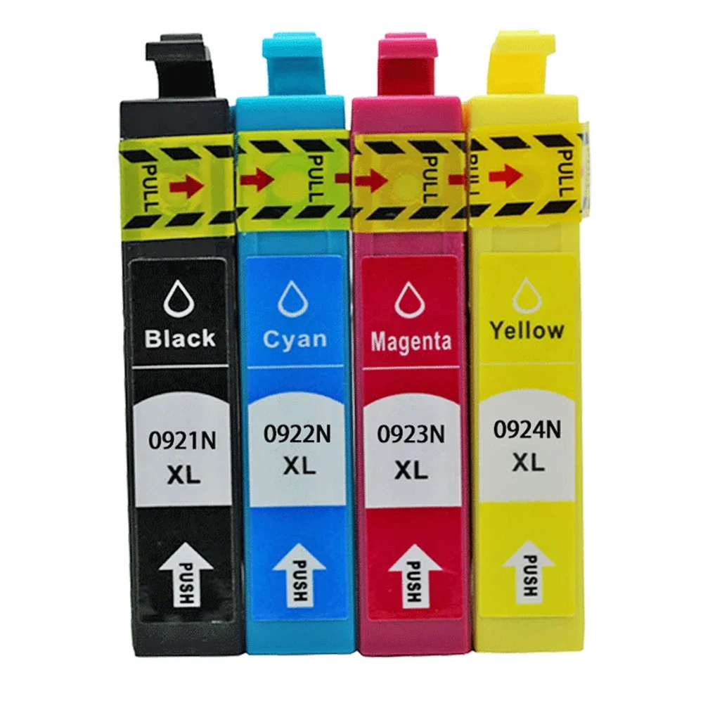 09XL Ink Cartridge for Epson 09XL T0921 T0922 T0923 T0924 Stylus CX4300 T26 T27 C51 C91 TX106 TX109 TX117 TX119 Printer