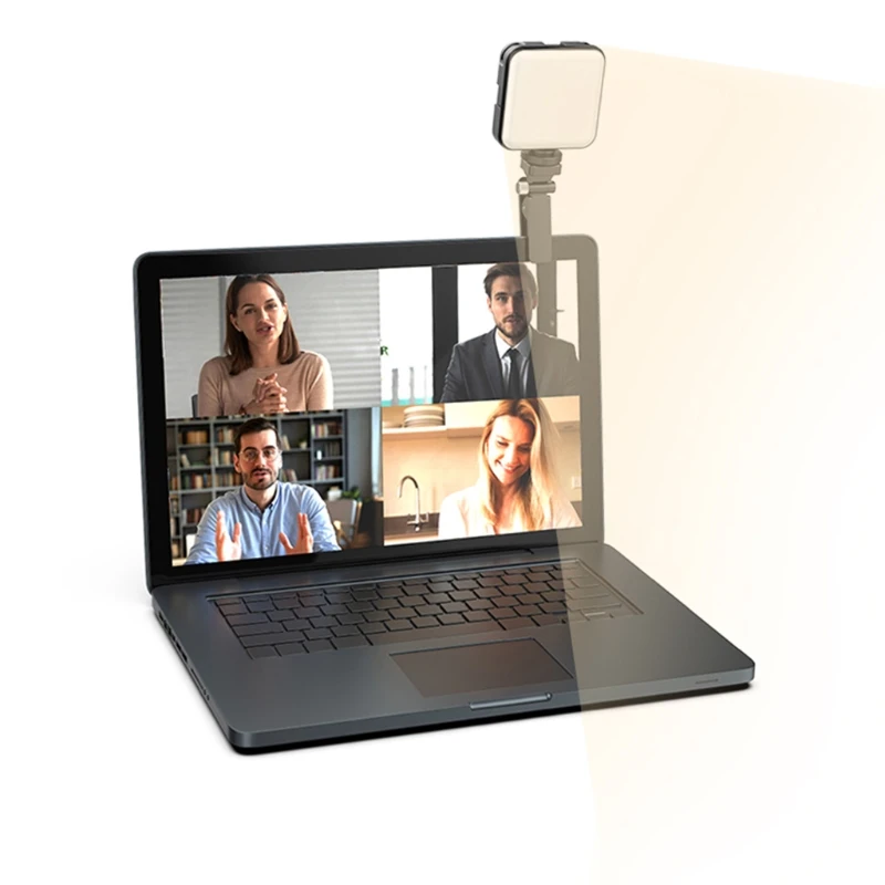 Dropship Square Indispensable Video Fill Light Adjusted 2.7W Multi-function Fill Light With Tripod  mAh Fill Optical Line