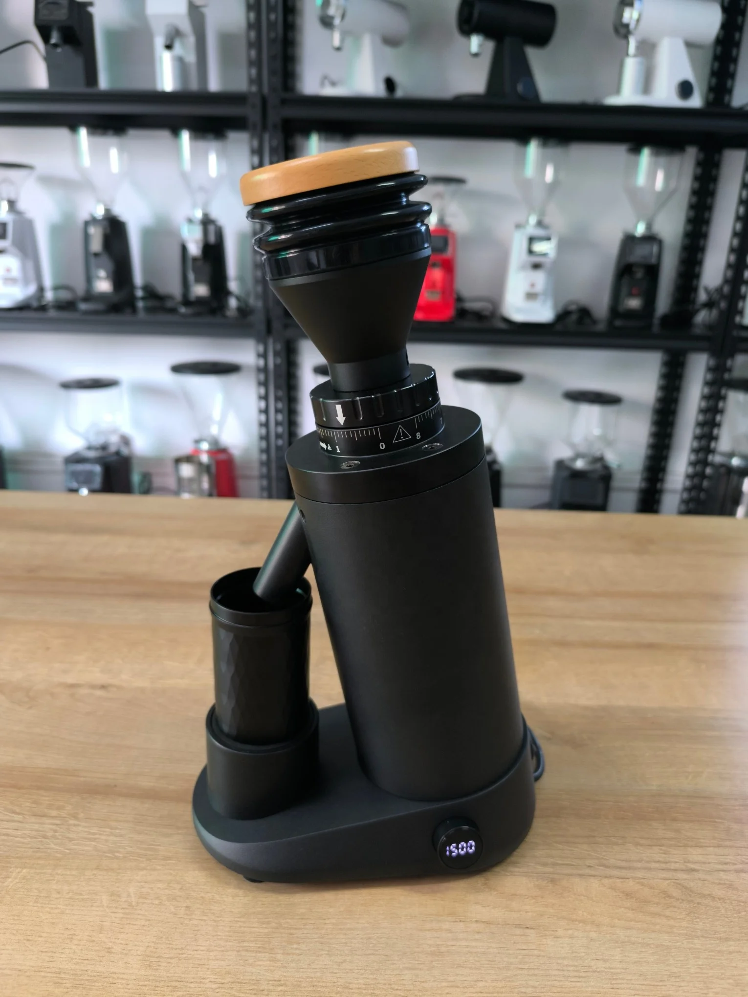 Commercial Automat Variable Speed Coffee Grinder Adjustable Setting Vertical Business Coffee Grinder