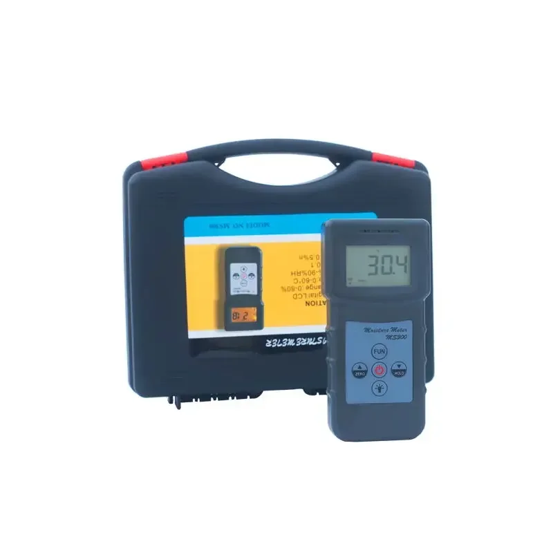 

Professional Digital MS300 Concrete Moisture Meter with 10 Codes (density Code) Induction Type Building Material Moisture Meter