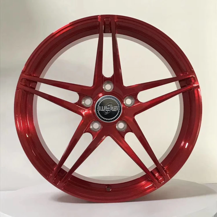 

18, 19, 20, 21, 22-дюймовые кованые диски для Mercedes-Benz E, S, BMW, Audi A8, Bentley, Tesla Model 3/Y, Jaguar XJ. Высококачественные кованые колеса красного цвета на заказ.