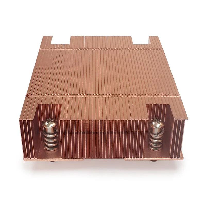 A46 1U Pure Copper Vapor Chamber CPU Cooler for AMD AM4/AM5 – Ultra-Slim ITX Server Fan