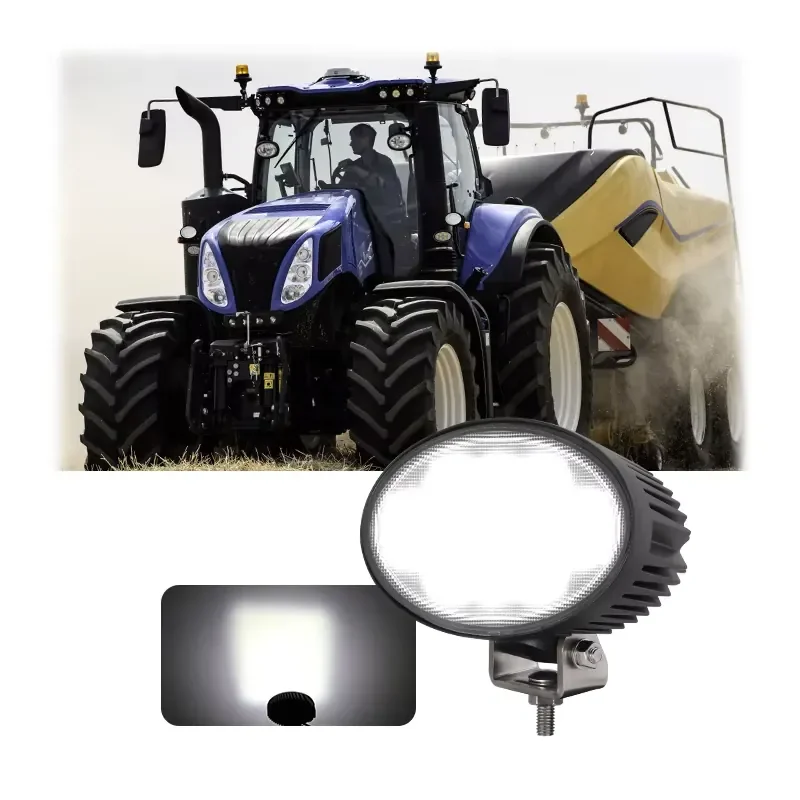 Agricultural Machinery 80w Light Emitting Diode Work Light 6.5 inch oval floodlight beam of light Emitting Diode Truck