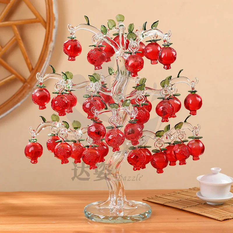 crystal pomegranate tree living room decorations room decor