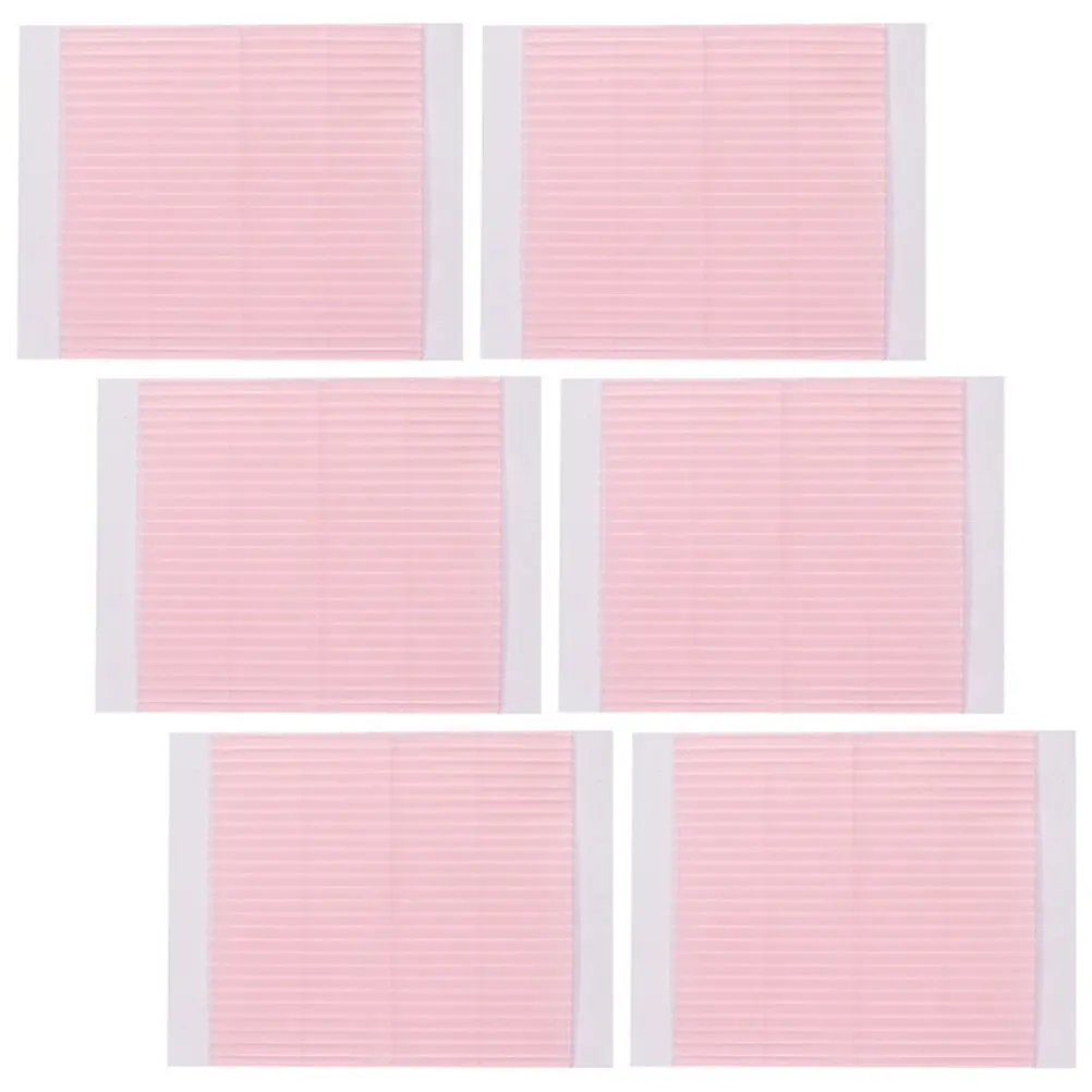 6 Hojas de Adhesivos para Párpados Dobles, Parches Invisibles para Párpados, Textura Natural, Adhesivos Ligeros para Levantar los Ojos para Mujeres con Ojos Encapuchados