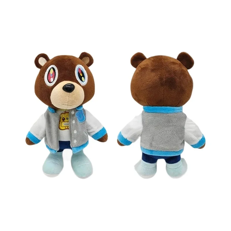 Kawaii Kanye Dropout Bear Teddy Bear Plush Toys Kanye West Graduation Soft Stuffed Home Room Decor Birthday Gift