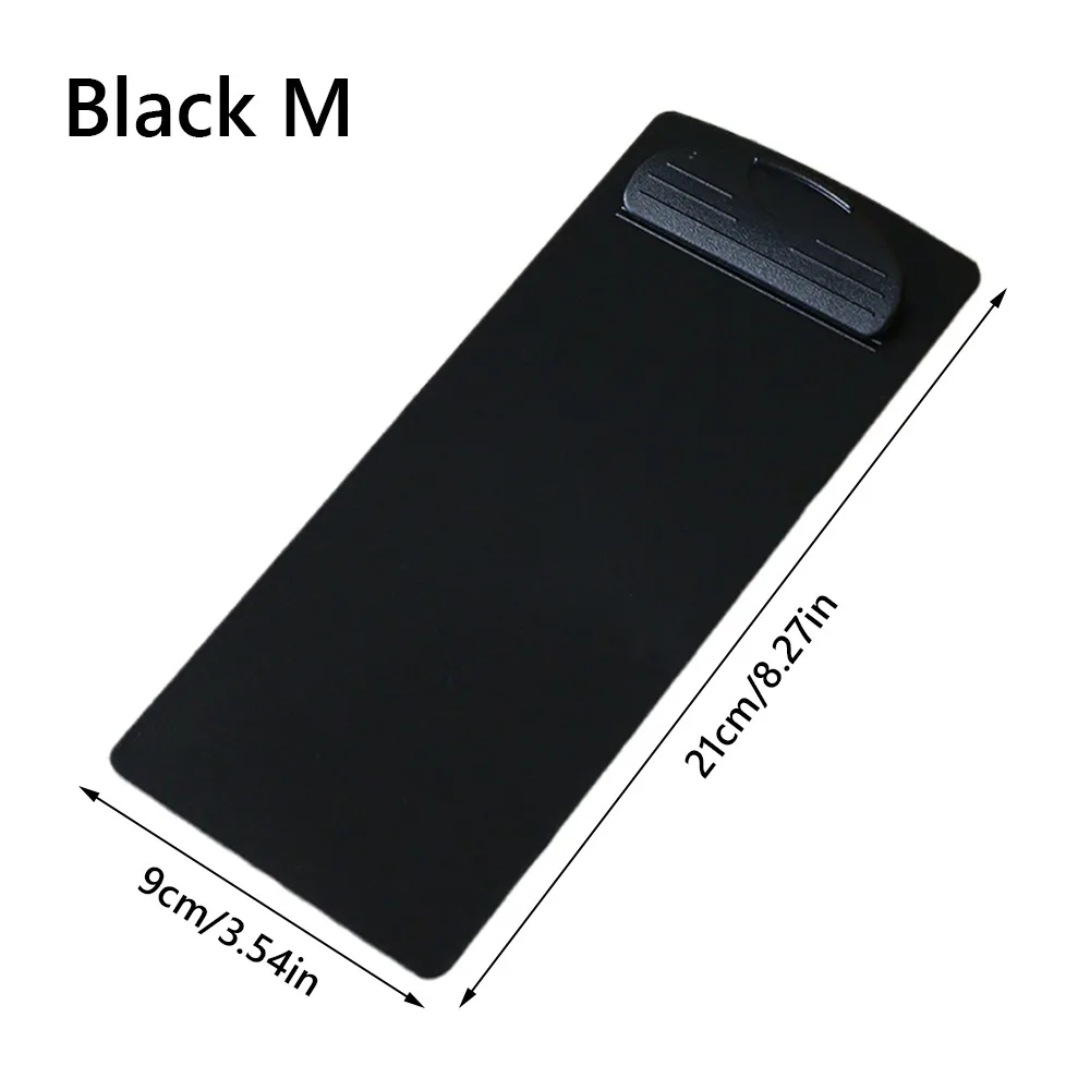 

Durable Plastic Menu Clip Multi-size Multi-functional Clipboard Multicolor Bill Folder