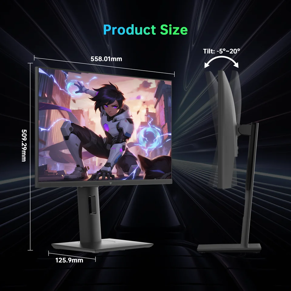 KTC 24.5インチ 400Hz/240Hz ゲーミングモニター | 高速IPS 1ms | FHD