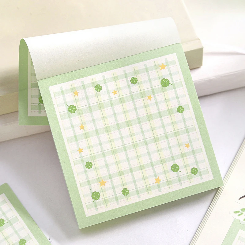 100 قطعة/الحزمة سلسلة متجر شبكة أوراق الزهور رسالة الطالب مذكرة ملاحظات مكتب اللوازم المدرسية القرطاسية لطيف #1