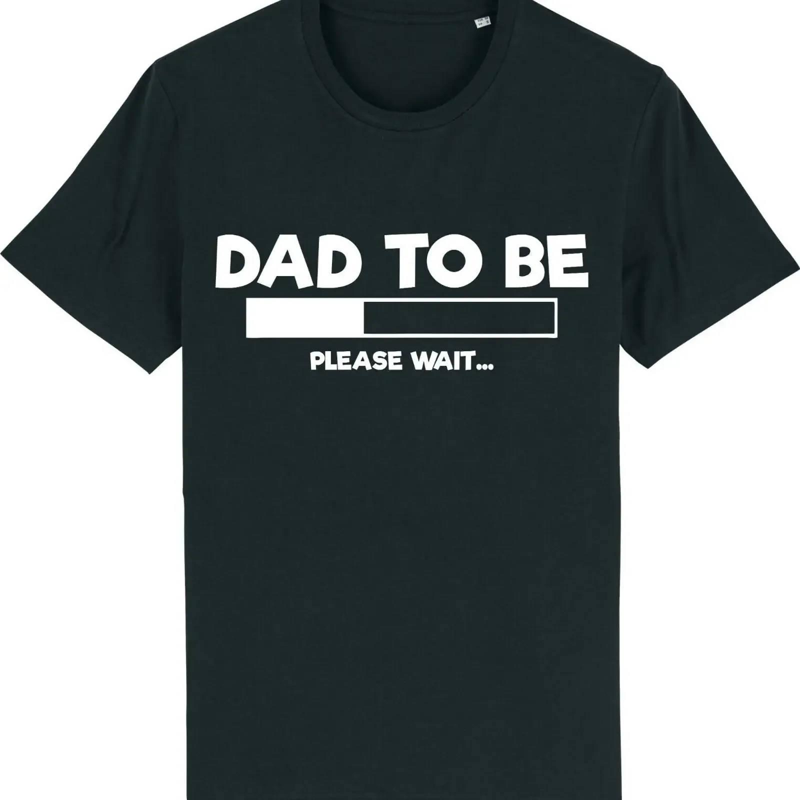 Dad to be loading daddy father parent t shirt vintage Washed Comfortable streetwear graphic Soft Stretched Casual Versatile