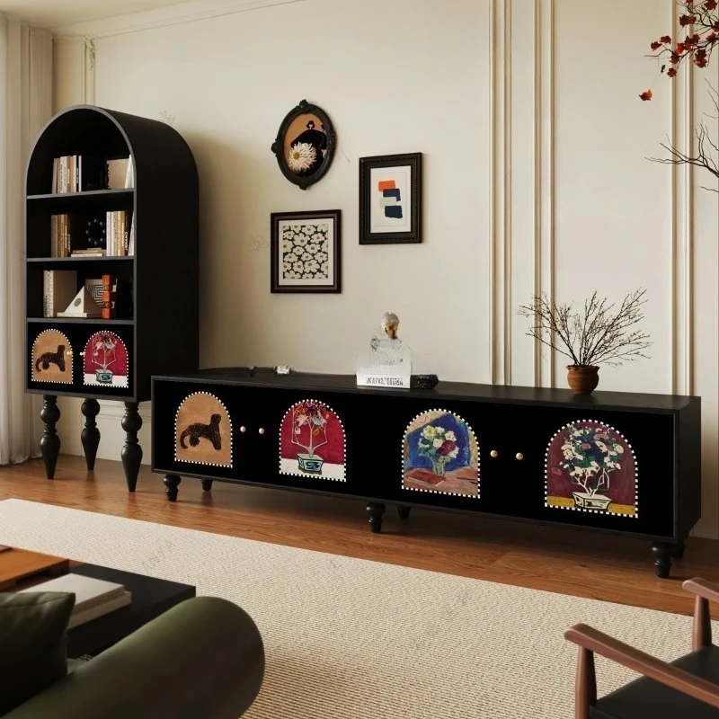 

SGF medieval solid wood TV cabinet decorative storage storage cabinet