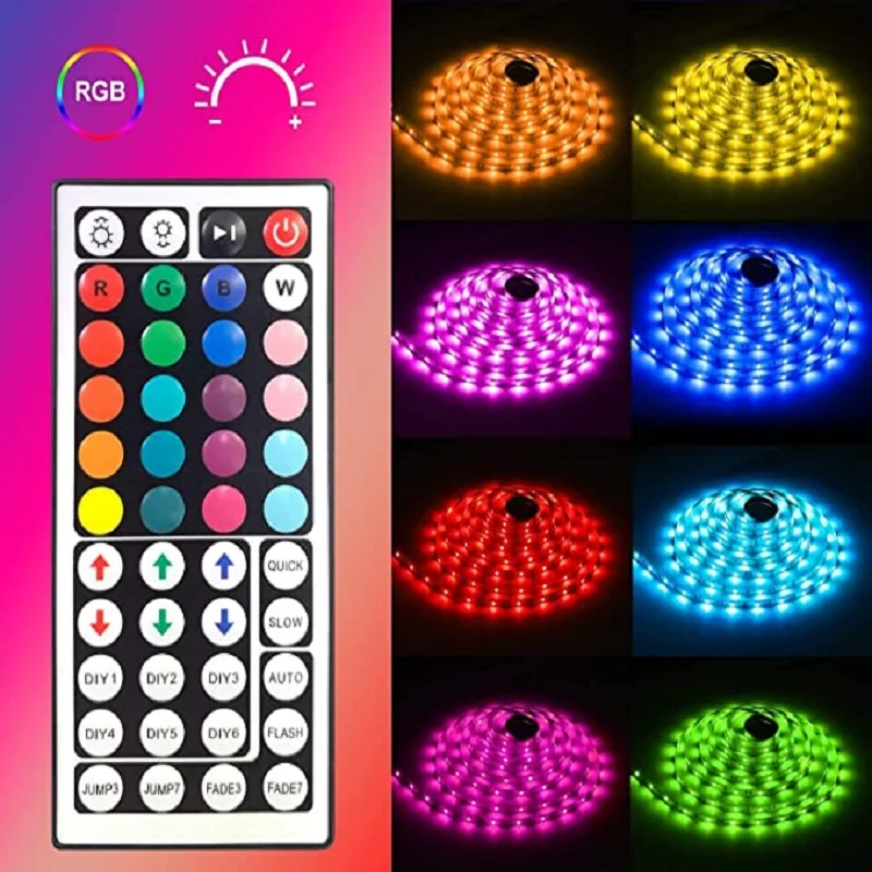 LED Strip Lights Bluetooth Music Sync RGB Led Tape TV Backlight Led Lights for Room Decoration Luces Led 10m 20m 30m Neon Light