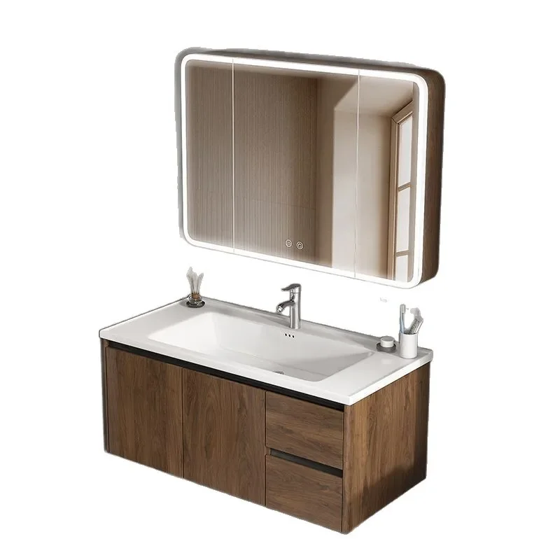 

Bathroom Cabinets Ceramic Basin Oak Entrance Make Up Organizer Storage Closet Bathroom Vanity Narrow Armadietto Room Furniture
