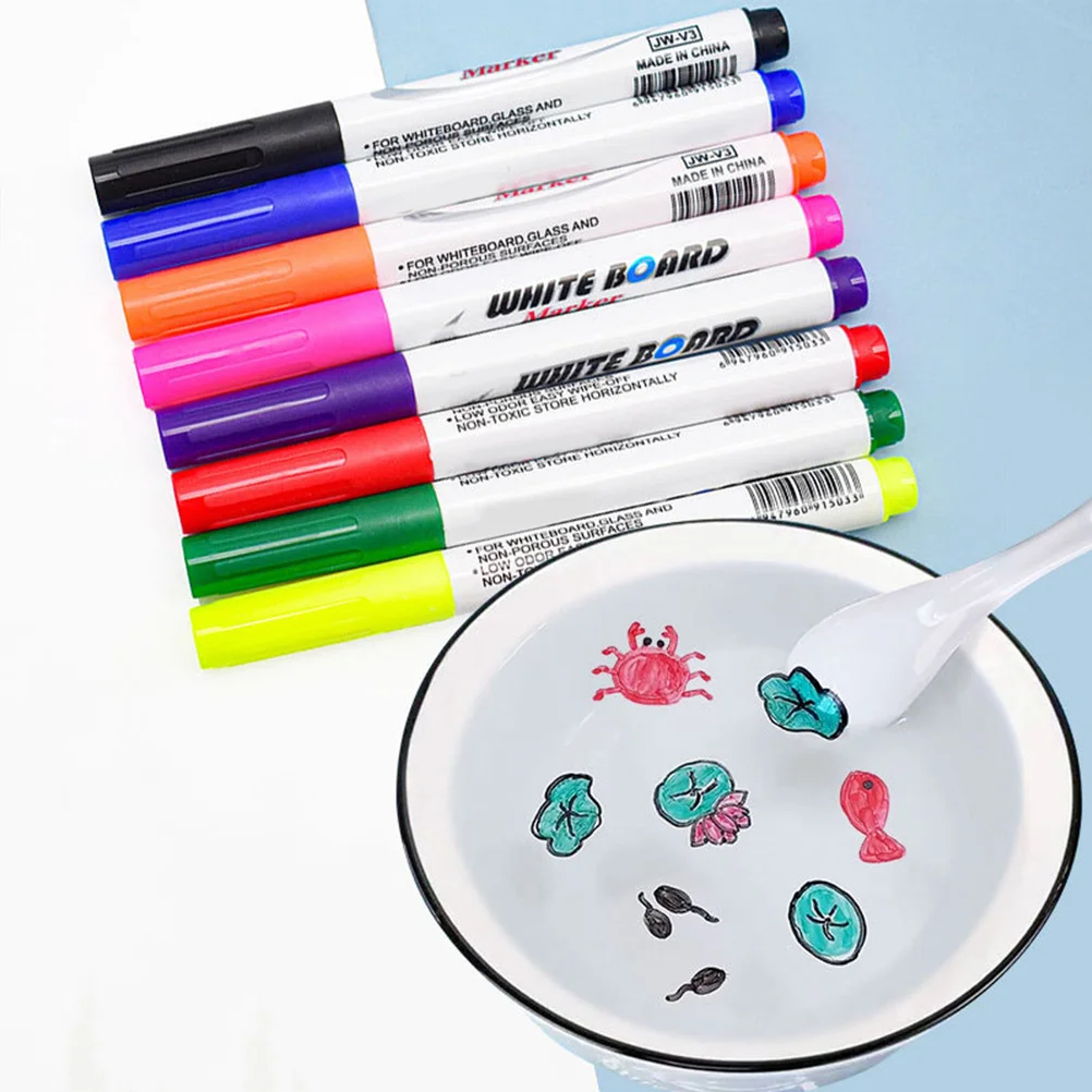 

12 Pcs Whiteboard Pens Chalk Marker Erasable Professional Markers for Thin