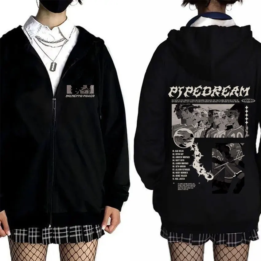 

The Foxhole Court Palmetto State Foxes JOSTEN Zipper Hoodie Men Women Fashion Trend Zip Up Jacket Men's Casual Zip Up Sweatshirt