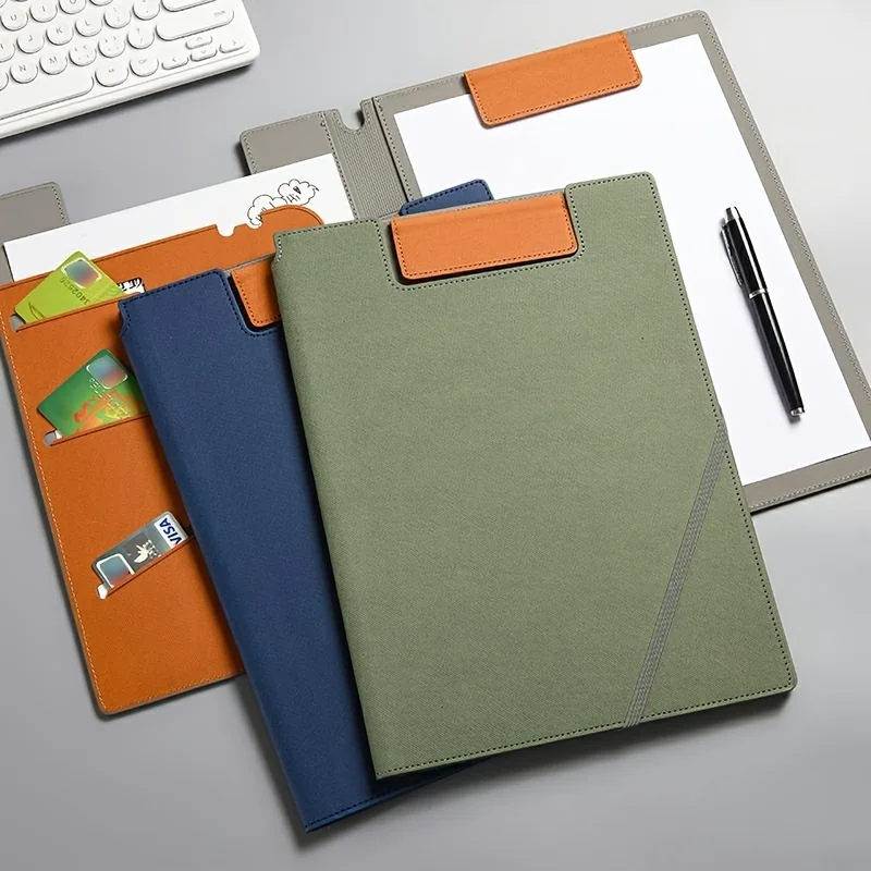 

1 шт. держатель для документов Bolony с магнитной застежкой-органайзер формата А4 большой емкости, универсальная деловая офисная папка для файлов, чехол для документов