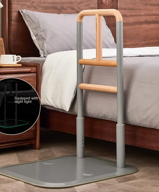 قضبان سرير للكبار مع ارتفاع قابل للتعديل، شريط مساعد يد آمن لكبار السن #3
