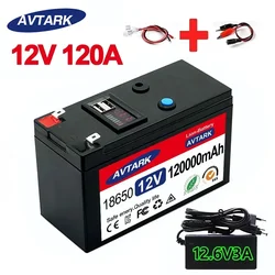 Pulverizador de alta corriente para batería de vehículo eléctrico, 12V, 120Ah, 3S6P, 30A, BMS, 18650