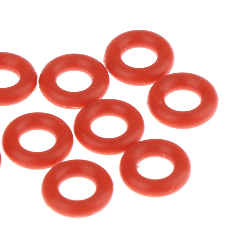 10 Pcs O-rings Food Grade Silicone For Coffee Machine Pressure Tube O Sealing Washer Red VMQ Repair Box Assortment Kit