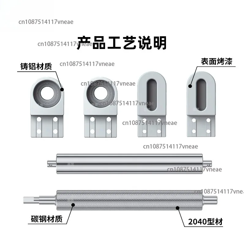 2040 Processing Aluminum Seat Conveyor Accessories Full Set of Anti-Deviation Main Driven Roller Tensioner Assembly Line