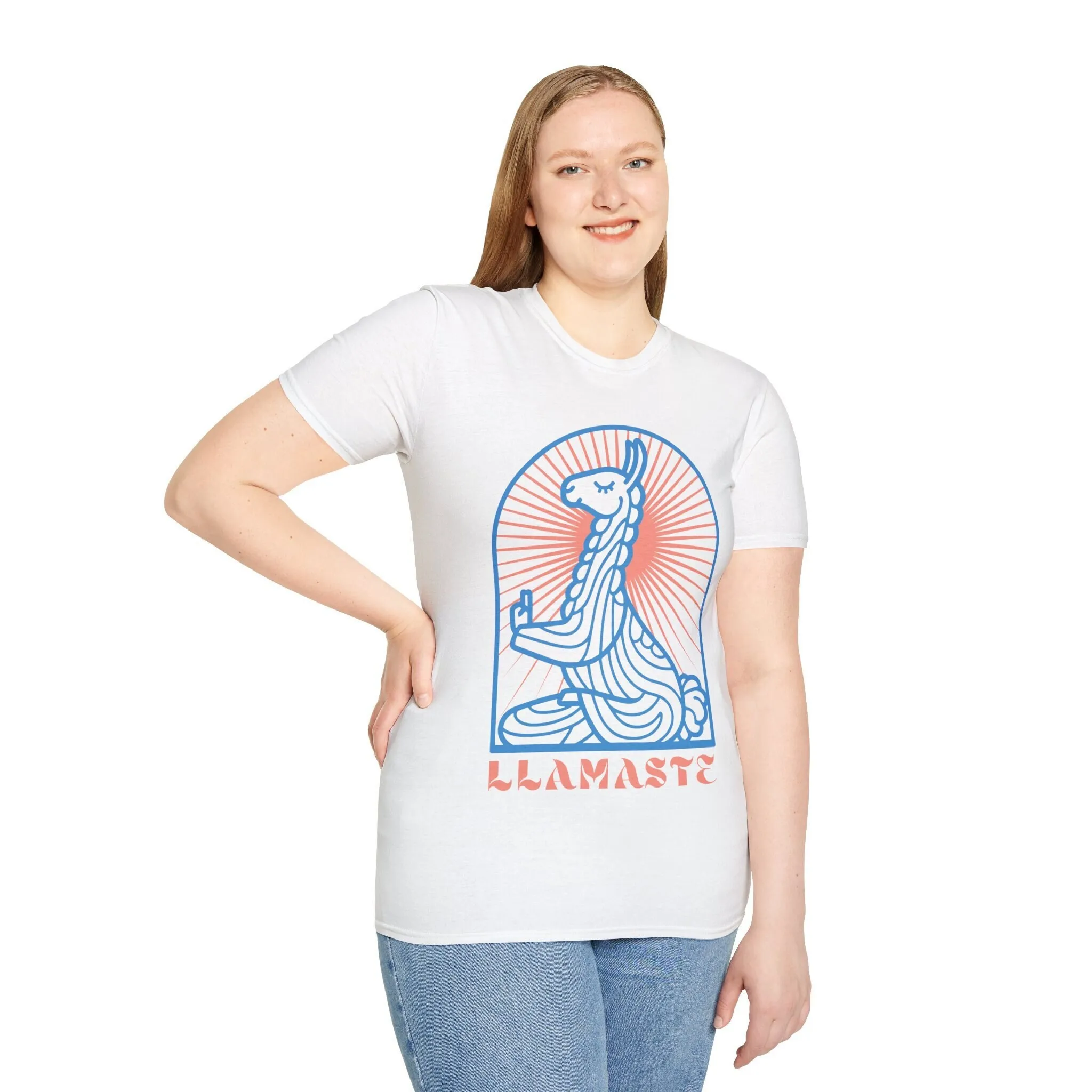 Llamaste Funny Yoga Llama Lover Namaste T Shirt