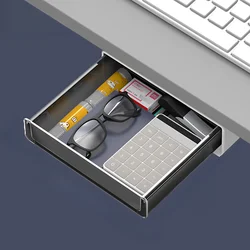 Under Desk Hidden Drawer Organizer Office Organizer Stationery Under Desk Organizer Dormitory Sundry Storage Drawer
