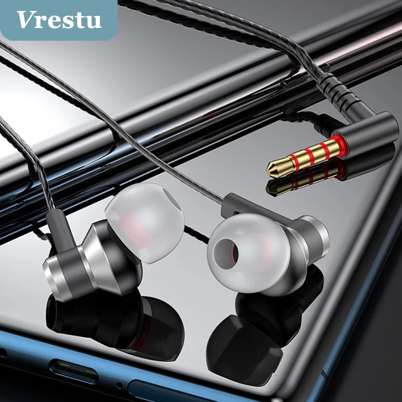 In-Ear Wired Earphone 3.5mm Earbuds Music Sport Gaming Headset for iPhone Xiaomi Samsung Huawei Stereo Auriculare Fone De Ouvido