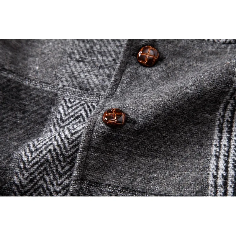 Green Men Vest Tweed Plaid Waistcoat Slim Fit Lapel Plaid Suit Vest Herringbone vintage Vest For Wedding Groomsmen